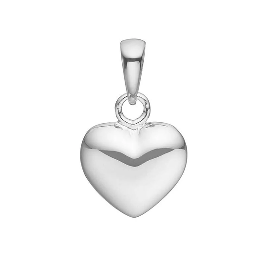 Siersbøl – Großer Herzanhänger aus Silber 11x17mm