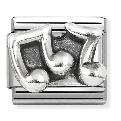 Nomination - Sølv noder led til armbånd