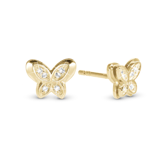 Christina Watches - White heart earstud