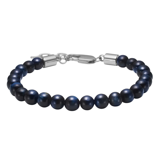 SON of NOA - Black shiny onyx bracelet for men