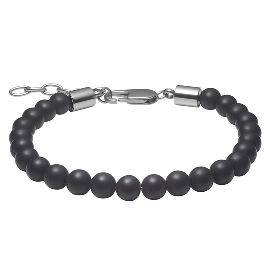 SON of NOA - Black shiny onyx bracelet for men