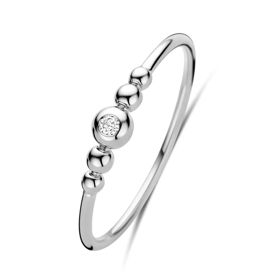 Spirit Icons - Carla diamond Ring, 14K white gold