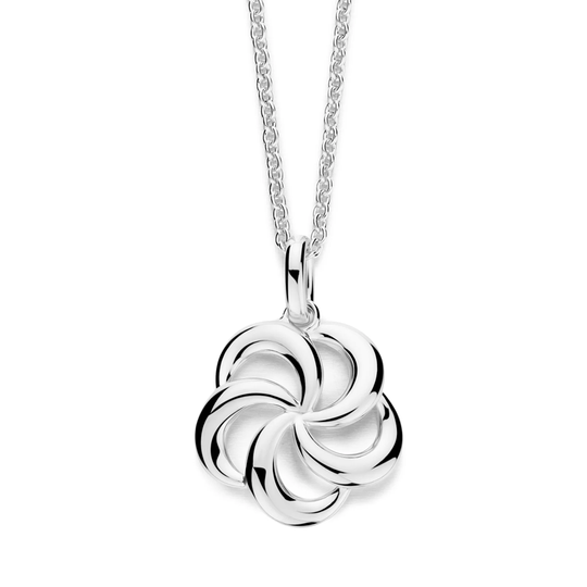 Spirit Icons -  Swan, necklace with pearl and zirconia