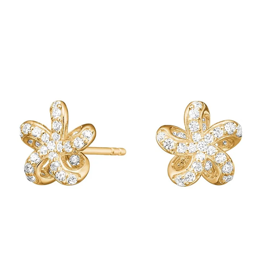 Joanli Nor -  Anna, Circle earstuds with stones