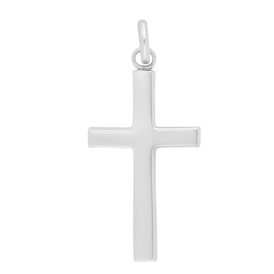 Sierbøl - Silver Cross 24mm