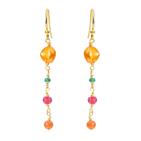 SFB - Vibrant Dangling Hook Earrings