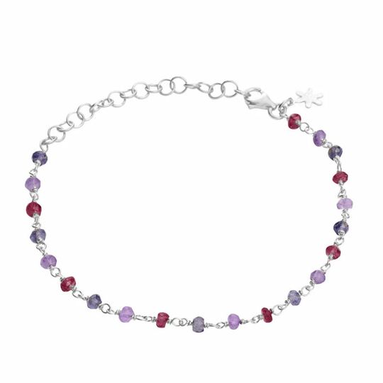 SFB - Bracelet with genuine purple stones