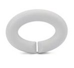 X Jewellery - Pale grey rubber X