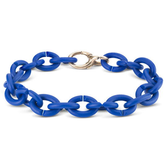 X Jewellery - Cobalt Blue bronze bracelet